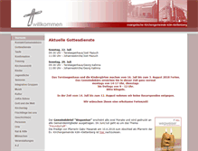Tablet Screenshot of kirche-klettenberg.de